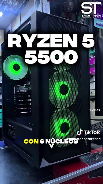 PC Gamer Económica con RTX 3050 por menos de 1800