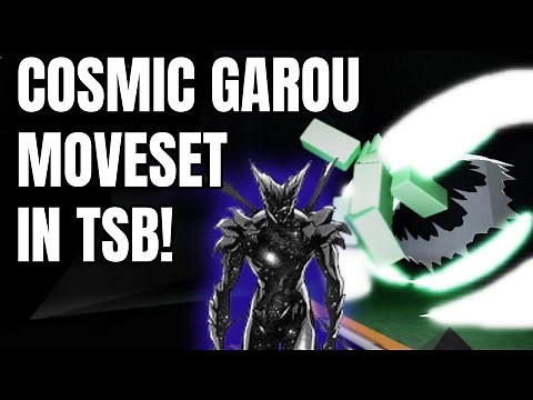 COSMIC GAROU CUSTOM MOVESET IN TSB! | The Strongest Battlegrounds