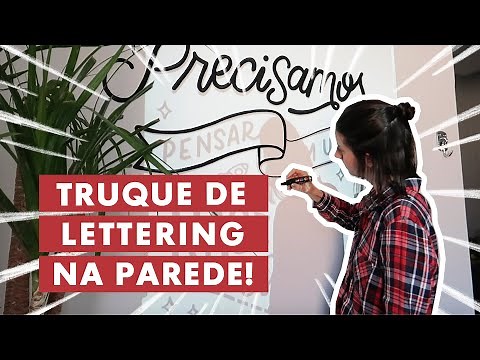 DIY LETTERING NA PAREDE COM PROJETOR | Marina Viabone