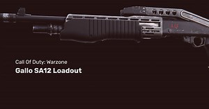 Best Gallo SA12 loadout and class setup in Warzone