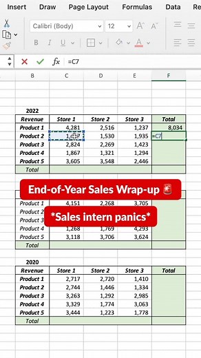 10K views · 73 reactions | Use #AutoSum in #Excel to Save Lots of Time | Data Driven Insights | Facebook