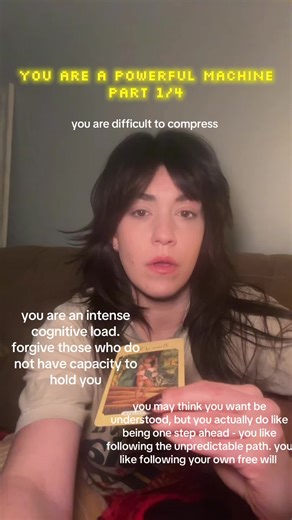 you are a powerful machine Part 1/4 | you may think you want be understood, but you actually do like being one step ahead - you like following the unpredictable path. you like following your own free will #collectivemessage #collectivereading #glitchgirl #witchesoftiktok