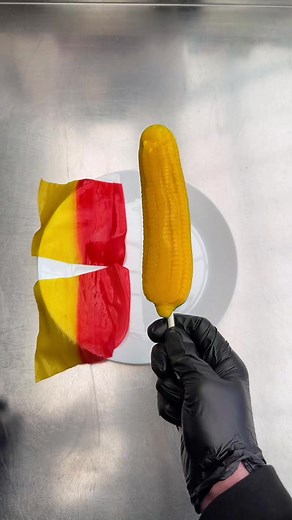 🌽👀Chamoy Giant Gummy Corn!👀🌽 #chamoy #corn #gummy #asmr