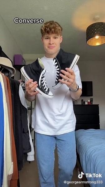 Basic Boy Outfit with Converse and Blue Jeans