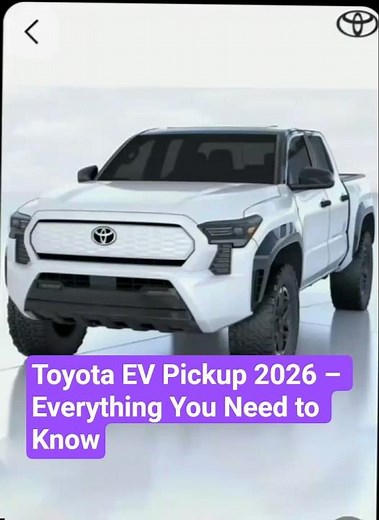 Toyota’s First Electric Pickup Truck Is Here | Full Reveal Features, Range & Price Update#mustwatch