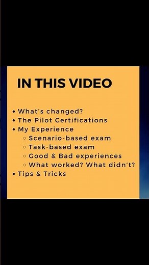 In the certification video….