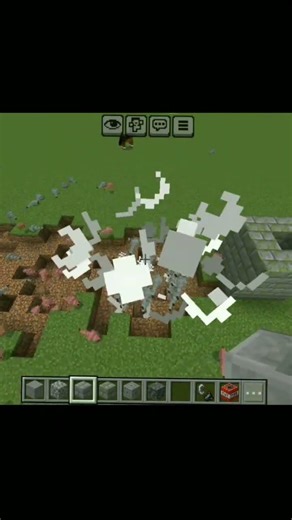 All cobblestone blocks vs TNT