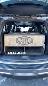GATELY BUILD for EUGENE’S SUBURBAN STAGE ONE 🔊🔊🔊🔊 24 cf Gately Enclosure for four Trinity H Series 18” Subwoofers. Warpath Energy Lithium. Ruthless Audio 10K. LF Audio wireless bass knob. Kicker Key Lock. Brand X Alternator. SMD fuse blocks. Sky High Car Audio wire. And custom Gately fabricated two layer, one inch Baltic Birch roof (with custom modified AC) Video dropping soon! 🎥 What will we do next? 🤖 gatelyaudio.com 📧 info@gatelyaudio.com 📞 (916) 320-7603 🦄 @bobbygately #gately #gate