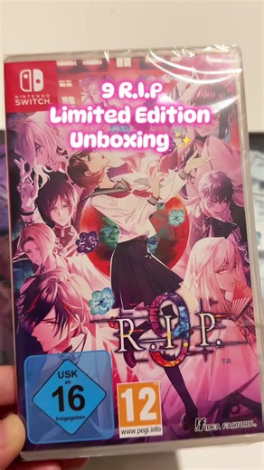 9 R.I.P Limited Edition unboxing Otome game #otome #ideafactoryinternational #otomegames #9rip #fyp @Idea Factory International