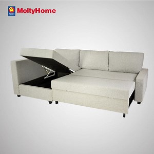 356 reactions · 16 shares | MoltyHome's modern & sleekly designed Sectional Sofa Bed is a treat for any living. The solid build quality, comfortable seating, big cushions & quality upholstery makes it a perfect choice for your home. Shop Now! | MoltyHome | Facebook