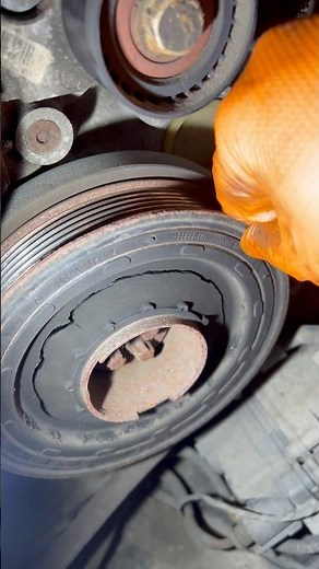 Bmw common fault crankshaft pulley
