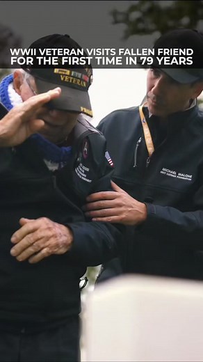 49K views · 3.4K reactions | #wwii #veteran Richard Rossi visits his fallen friend for the first time after 79 years in #normandy. This is why we do what we do at the #bestdefensefoundation. To provide an opportunity for #closure for our #greatestgeneration. Thank you @delta and @Michelin for helping us make this possible. | Vietnam Veteran Club | Facebook