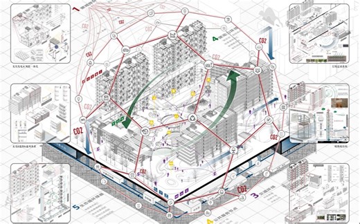 21211300-流动碳动力 低碳理念下的社区设计-第十二届”深绿设“全国绿色建筑设计竞赛（深绿组）