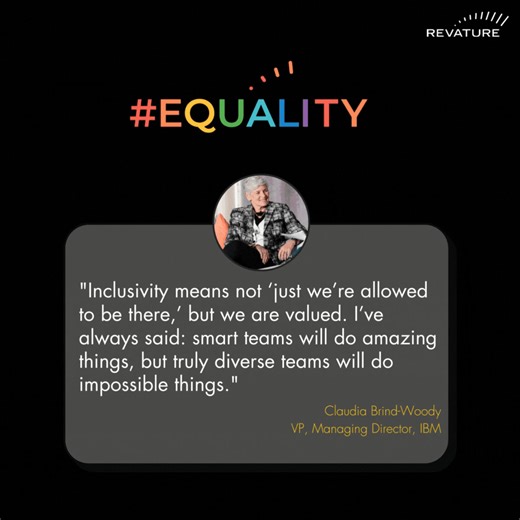  Happy Pride Month!  At Revature, we are committed to fostering...