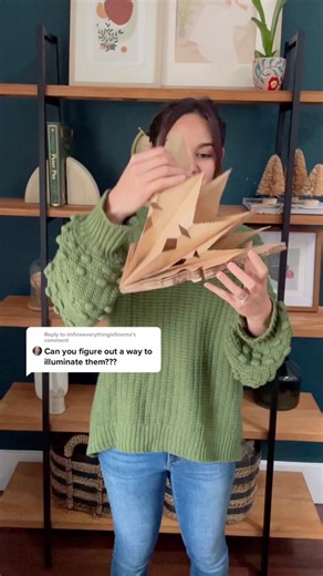 Easy DIY Christmas Decor: How to Light Up Paper Stars