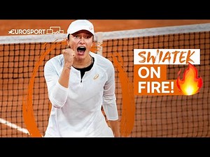 Iga Swiatek's winning moment in the 4th Round against Halep | Roland Garros 2020 | Eurosport Tennis