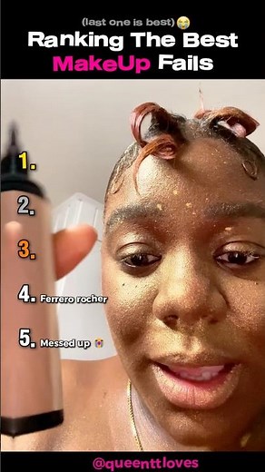 Ranking The BEST Makeup Fails (new) #shortsviral