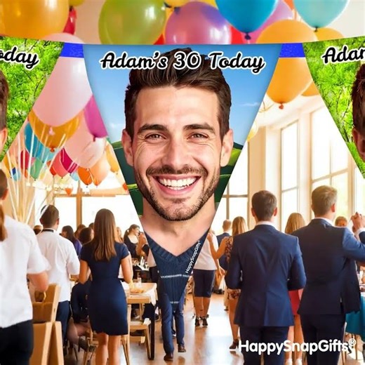 Personalised Photo Bunting from HappySnapGifts®