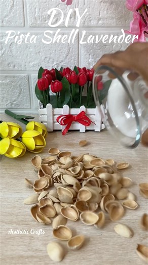 Pista Shell Lavender | Best out of waste | #diy #shorts #craft #trending #relaxing #viralshorts