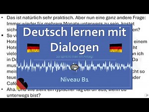 Dialoge für Niveau B1 - Deutsch im Alltag | 53 | #deutschlernen