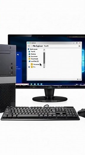 How to Use File Explorer on a Windows Desktop PC#Windows10 #DesktopPC #TechTips #FileExplorer