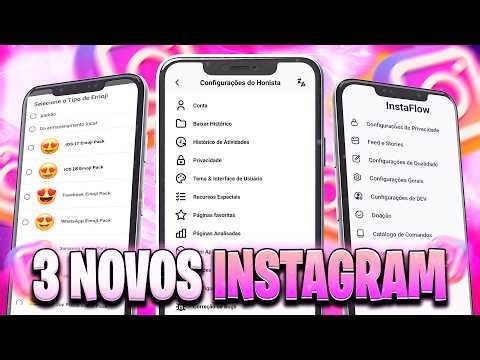 ATUALIZOU!! 😍 3 NOVOS INSTAGRAM GB Atualizado 2026 (Insta Mod) Insta Pro Emoji Fonte iOS Insta Plus
