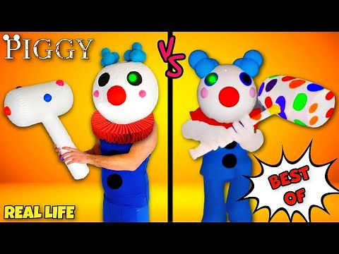 Roblox Piggy In Real Life JUMPSCARE CHALLENGE | Best Of Movie!