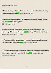 Sterile Processing Exam Practice Questions 20222023 Consisting Of 120 Questions With Verified Answer