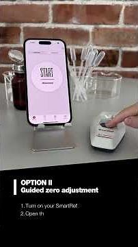 How to perform a zero adjustment with SmartRef Refractometer