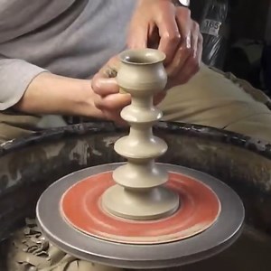 9.9K views · 496 reactions | Making an over the top Pottery Candlestick | Ingleton Pottery : Pottery Making Videos | Facebook