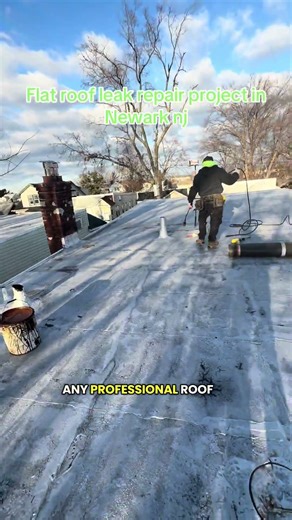 Flat Roof Leak Repair Project in Newark, NJ