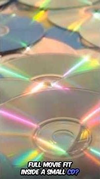 💿 How Does a Full Movie Fit Inside a CD? 🤯#shorts #facts