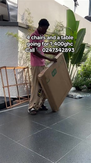Affordable 4 Chairs and Table Set for Sale