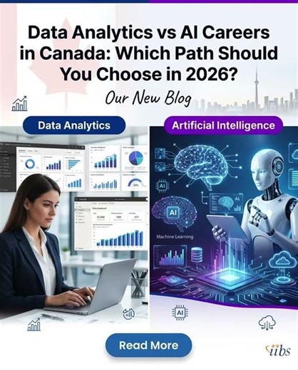 Data Analytics vs AI Careers in Canada: Which Path Should You Choose in 2026? #iibs