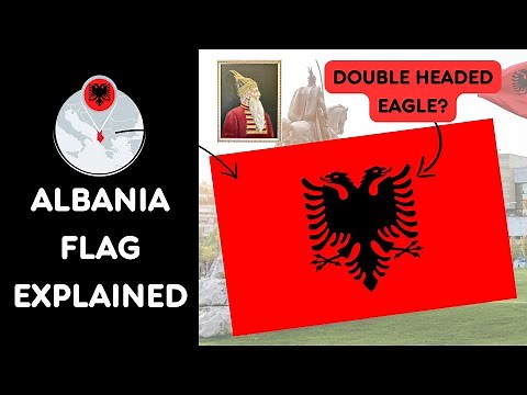 Why double headed eagle in flag of Albania?