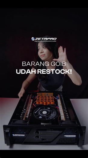 Momen ketika: Barang goib POWER TD3000 akhirnya RESTOCK! 🔊 Power amplifier 2 channel (3U) class TD dengan daya besar & kualitas audio terbaik di kelasnya! Spesifikasi: - 8 Ω stereo = 2x3000 W - 4 Ω stereo = 2x4500 W - 2 Ω stereo = 2x6000 W - 8 Ω bridge = 9000 W - 4 Ω bridge = 12000 W - ⁠Trafo 100% Tembaga Murni - ⁠Transistor 15Set MJL21193-21194 - ⁠Elco 20pcs Paisan Original - Output Circuitry Class TD* Sekarang paham kan kenapa POWER TD3000 sold out terus? 😏 🏷️Harga: Rp9.100.000 📩 Gas DM @z