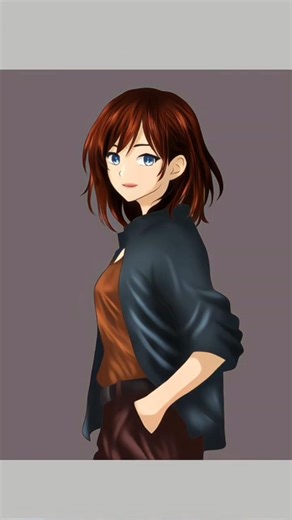 How to coloring and minimalist shading?#anime #drawing #coloring #shading #ibispaintx #tutorial #sub