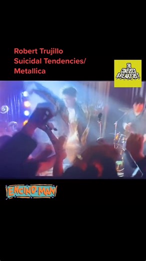 Recognize these musicians in #encinoman #mikemuir #stephenperkins #roberttrujillo #metallica #pornoforpyros #fyp #foryoupage #confusedbreakfast #confusedbreakfast #throwback | Confused Breakfast