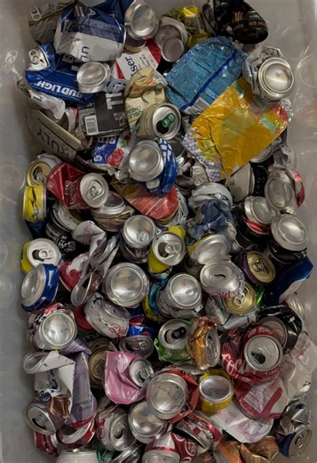 Stomp, crunch, kick, repeat! Crushing the cans that don’t fit in the wall crusher by foot. I wish they had designed some for the large and bottle shaped cans, that would be so cool! Making the best of the lack of bottle return in Florida by bringing these to metal scrap ♻️💰 #asmr #stomp #crunch #crush #asmrsounds