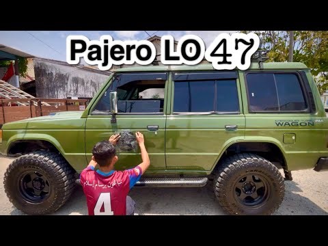 Pajero life | Hari ni pasang sticker Pajero Lo47 #4x4 #offroad