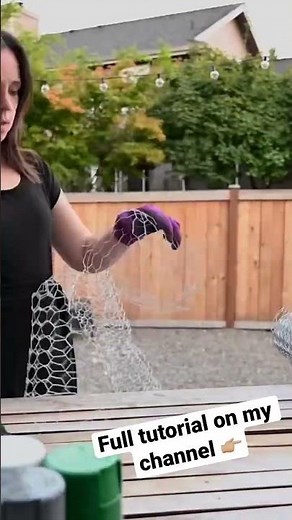 Super easy Chicken Wire Ghost!! 👻