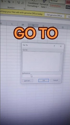 How to Open Go To in Excel by Using Shortcut Key🎯📋#ExcelShorts #ExcelTips #ExcelTricks #GoToShortcut
