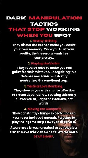 4 Dark Manipulation Tactics That Stop Working Once You Notice Them