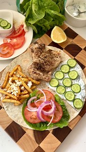 2.1M views · 12K reactions | GYROS FOLDED WRAP  Using a high protein, low carb wrap and homemade tzatziki. Full recipe on my substack at the link in my bio! | Recipes by Victoria | Facebook