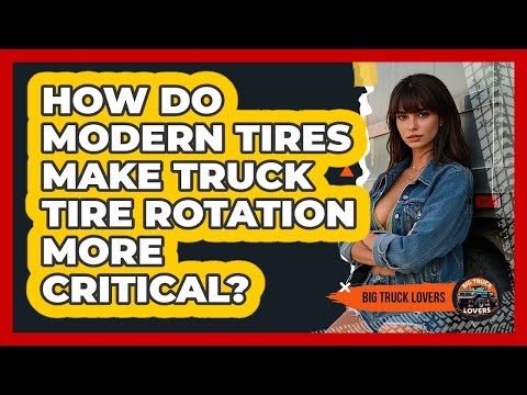 How Do Modern Tires Make Truck Tire Rotation More Critical? - Big Truck Lovers