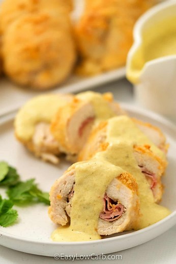 Easy Keto Chicken Cordon Bleu