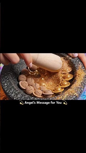 When You Grind Saturn, Miracles Begin to Glow ✨🪐 | Angel’s Message ASMR #shorts