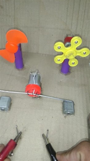 One Fan One Spinner For Swich Machine | #dcmotor #project