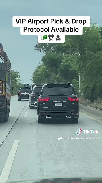 VIP Airport Pick & Drop Protocol Services Available By TSS 🇵🇰 Revo, Land Cruiser Prado, Land Cruisers V8, Range Rover, Mercedes Available For Booking & Hire Follow & Contact Us📞✌🏻 #protocol #protectionsquad #foryou #foryoupage #viral #trending #fypシ