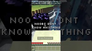 Noob vs pro vs God in Minecraft.